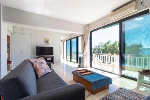 Lavish & Spacious Apt With Stunning Seaview, 10 Min Ath Airport Artemida  Esterno foto